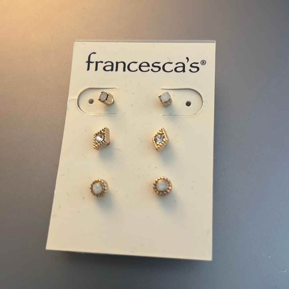 Francesca’s earrings - set of 3
